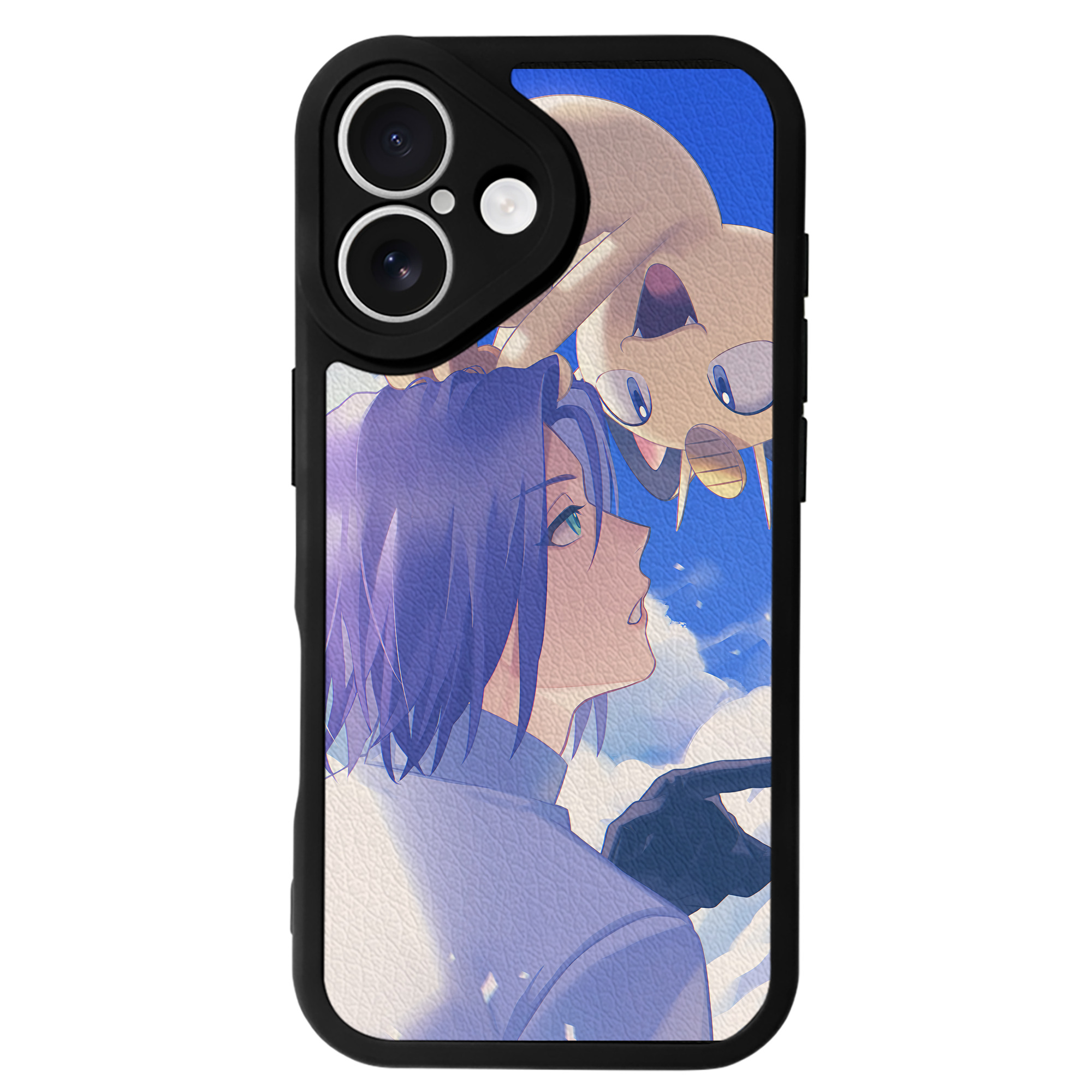 （画像用） ポケットモンスター Pokémon 【iPhone 16シリーズ対応】シリコンスマホケース（レザー調） 材質：シリコン